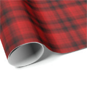 Papier Cadeau Noir et rouge (Coin rond)