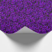 Papier Cadeau Noir et Violet (Coin)