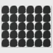 Papier Cadeau noir fumant (Plat)