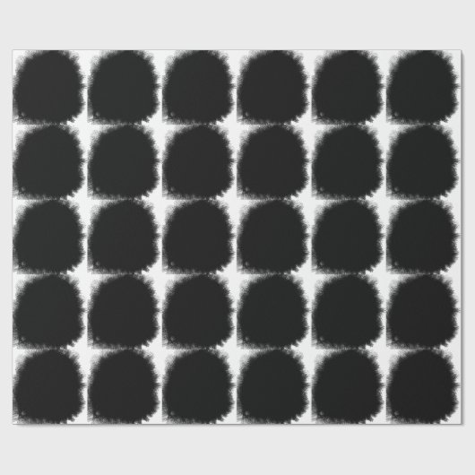 Papier Cadeau noir fumant (Plat)