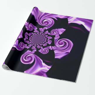 Papier Cadeau Noir lilas