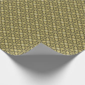 Papier Cadeau Noir 'N' Or (Coin)
