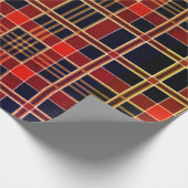 Papier Cadeau Noir/Noir/Rouge | Papier d'enrobage (Coin)