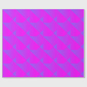 Papier Cadeau Noir rose cramson clair fluorescent solide (Plat)