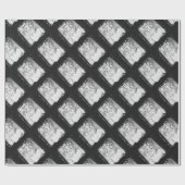 Papier Cadeau noir si joyeux (Plat)