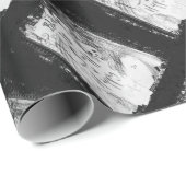 Papier Cadeau noir si joyeux (Coin rond)