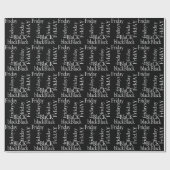 Papier Cadeau Noir Vendredi (Plat)