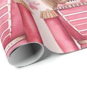 Papier Cadeau Noisette rose (Coin rond)