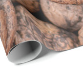Papier Cadeau noix de cajou Brown (Coin rond)