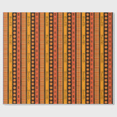 Papier Cadeau Nom Âge Sentiment Ethnique Bohème Bohème Orange Ro (Plat)