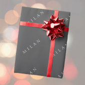 Papier Cadeau Nom classique (ou mot)