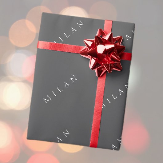 Papier Cadeau Nom classique (ou mot)