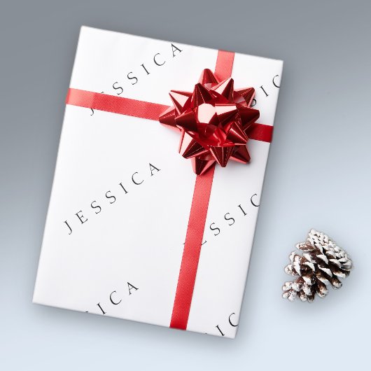 Papier Cadeau Nom classique (ou mot)