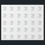 Papier Cadeau Nom date simple mini enterrement de vie de jeune f<br><div class="desc">beau design</div>