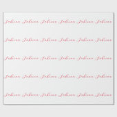 Papier Cadeau Nom de calligraphie classique professionnel person (Plat)