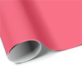 Papier Cadeau Nom de couleur rose Flamant rose (Coin rond)