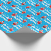 Papier Cadeau Nom de famille Florida Manatee Noël (Coin)