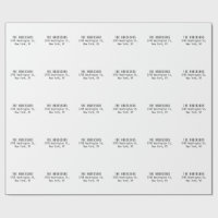 Nom de famille Moderne Simple Professionnel Noir B