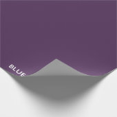 Papier Cadeau Nom de la couleur violette de Blue John (Coin)
