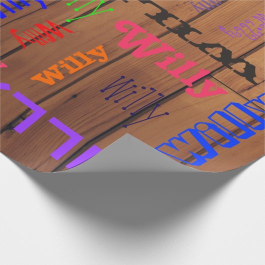 Papier Cadeau Nom de l'étable Collage 🎁 mot Extraordinaire Clou (Coin)