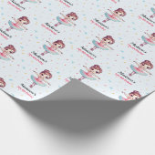 Papier Cadeau Nom du ballet Ballerina personnalisé Anniversaire (Coin)