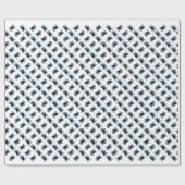Papier Cadeau Nom du Labrador (noir) (Plat)