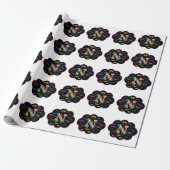 Papier Cadeau Nom floral Nana (Déroulé)