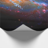 Papier Cadeau Nom, galaxie spirale barrée NGC 1672 (Coin)