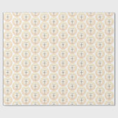 Papier Cadeau Nom personnalisé, 10e anniversaire de l'ordination (Plat)