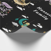 Papier Cadeau Nom personnalisé Aïd Moubarak (Coin)
