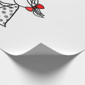 Papier Cadeau Nom personnalisé Enveloppement Cadeau Papier Coupl (Coin)