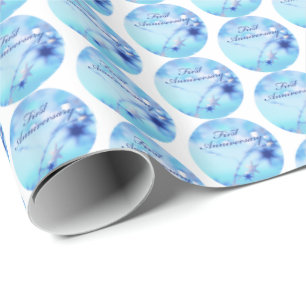 Papier Cadeau Nom personnalisé, Étincelle du premier Mariage