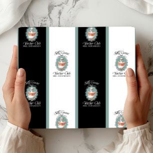 Papier Cadeau Nom personnalisé Silly Goose Teacher Club