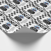 Papier Cadeau Nom Photo Age Jersey Numéro Sentiment Hockey (Coin)