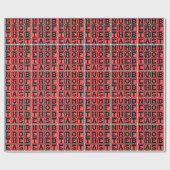 Papier Cadeau Nombre de la Bête, 666 (Plat)