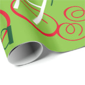 Papier Cadeau Noms personnalisables (Coin rond)