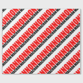 PAPIER CADEAU NON À MACRON (Plat)