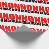 PAPIER CADEAU NON À MACRON (Coin)
