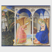 Papier Cadeau NONCIATION de Fra Beato Angelico Noël (Plat)