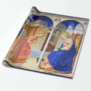 Papier Cadeau NONCIATION de Fra Beato Angelico Noël