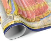 Papier Cadeau NONCIATION de Fra Beato Angelico Noël (Coin rond)