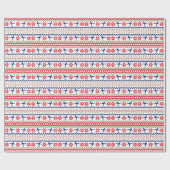 Papier Cadeau Nordic Style Ice Skater Christmas (Plat)