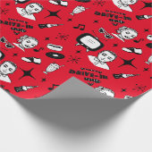 Papier Cadeau Nostalgic Retro 1950's Style (Coin)