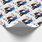 Papier Cadeau Nostalgic Retro 1950's Style (Coin)