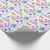 Papier Cadeau note arc-en-ciel (Coin)