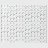 Papier Cadeau note de musique Motif Musique Thème Treble Clef (Plat)