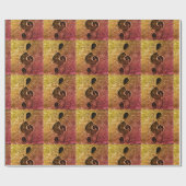 Papier Cadeau Note musicale (Plat)
