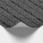 Papier Cadeau note musicale grunge (Coin)