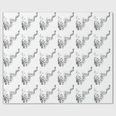 Papier Cadeau Notes de musique (Plat)