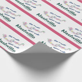 Papier Cadeau Notes de Nashville (Coin)
